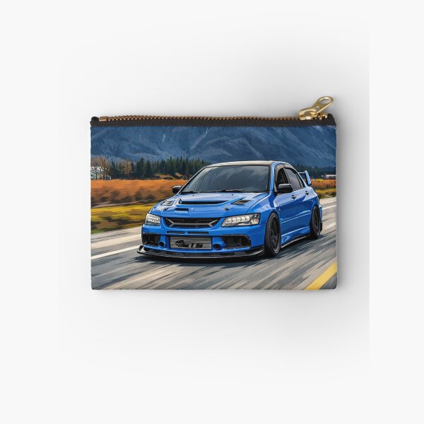 Item preview, Blue Mitsubishi Evo 9 Lake Run designed and sold by TheMitsuGuy.