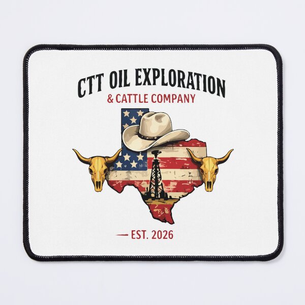 Item preview, Texas Oilfield & Cattle Company Western Patriotic Design designed and sold by kiralynstration.
