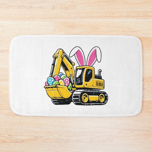 Item preview, Easter Excavator Bunny Construction Kids Design designed and sold by kiralynstration.