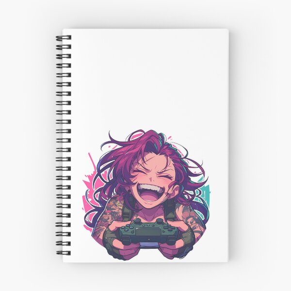 Item preview, Revy Black Lagoon Anime Girl Cute Chibi Playing Video Game designed and sold by earlobejerk.