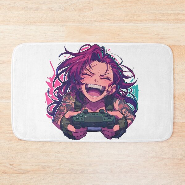 Item preview, Revy Black Lagoon Anime Girl Cute Chibi Playing Video Game designed and sold by earlobejerk.