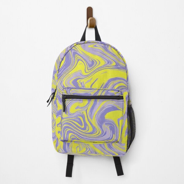 Item preview, Electric Lavender Swirl: Neon Marble Abstract designed and sold by SmashedApples.