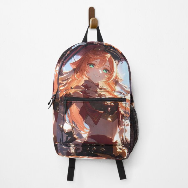 Item preview, Yanfei Genshin Impact Warm Sunlight Waifu With Orange Hair Smile designed and sold by Spraykart.