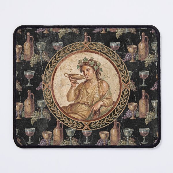 Item preview, Bacchus "In Vino Veritas" Vintage Mythology Poster - Dark Academia Wine Art designed and sold by FreiherrPK.