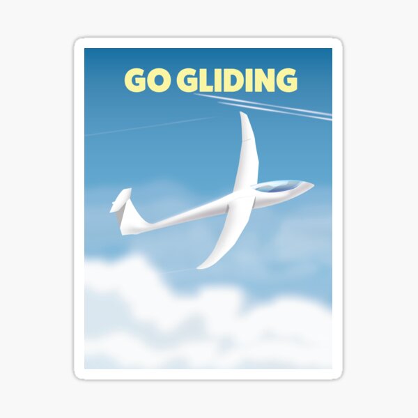 Go Gliding Sticker