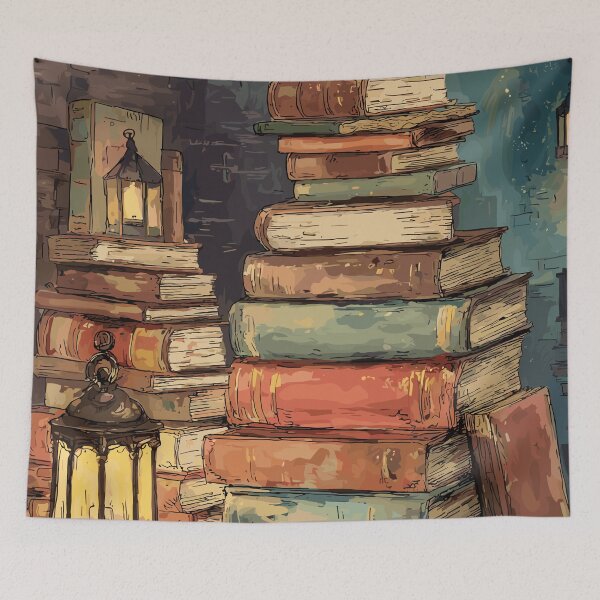 Item preview, Vintage Library Old Tomes Light Academia designed and sold by bapupa.