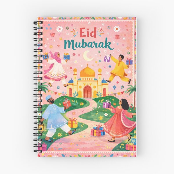 Item preview, Eid Mubarak Celebration – Eid ul Fitr Festive Muslim Family Festival Illustration designed and sold by Sketchbook Studio by Aqsaa.