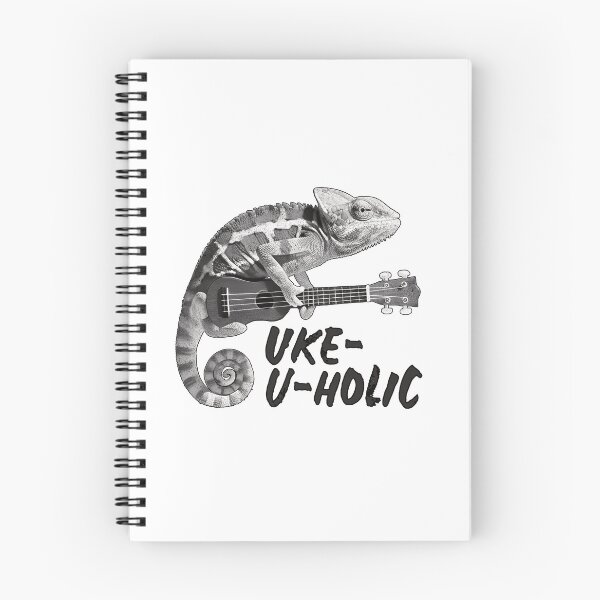 Item preview, Chameleon Uke-u-holic designed and sold by UkeverseGifts.