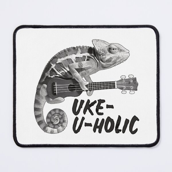 Item preview, Chameleon Uke-u-holic designed and sold by UkeverseGifts.