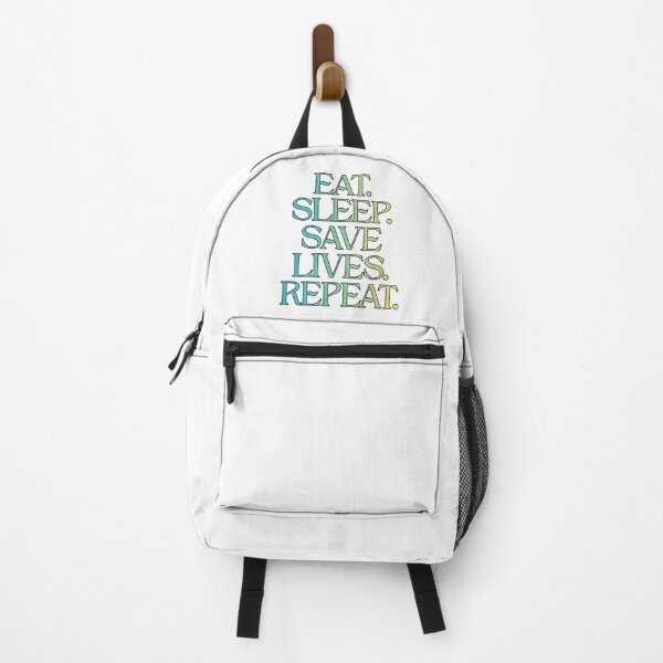 Item preview, Eat Sleep Save Lives Repeat - Funny Medical Nurse Doctor Quote designed and sold by Psychlee Best Finds.