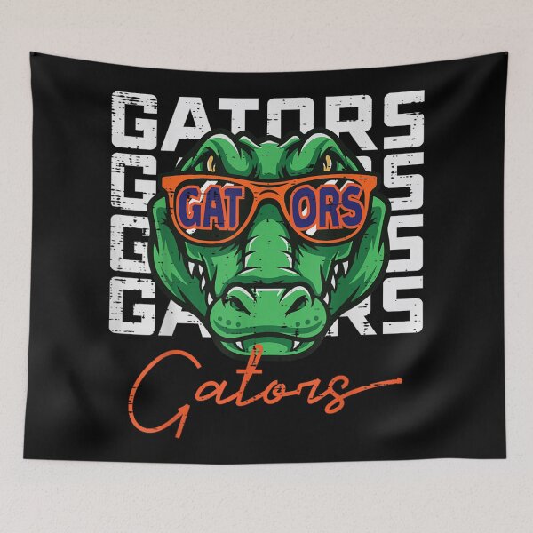 Item preview, Florida Gators Style Alligator With Orange Sunglasses Sport Team Fan designed and sold by KrystinaGiGi.
