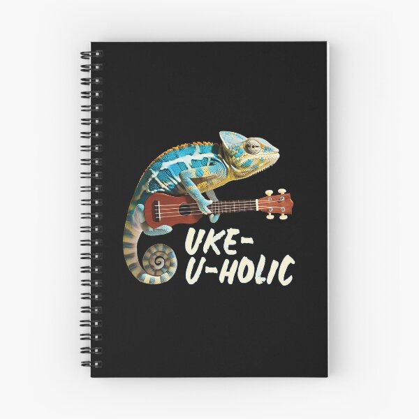 Item preview, Chameleon Uke-u-holic designed and sold by UkeverseGifts.