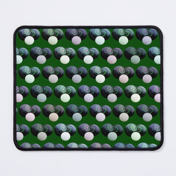 Item preview, Lawn Bowls: Green And Black Lawn Bowls Pattern, designed and sold by A-Work-Of-Art.