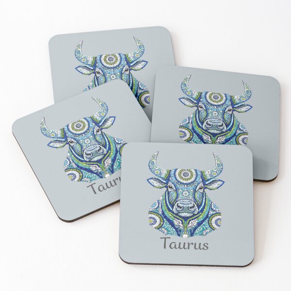 Item preview, Astrology Taurus horoscope mosaic designed and sold by TasseABdes.