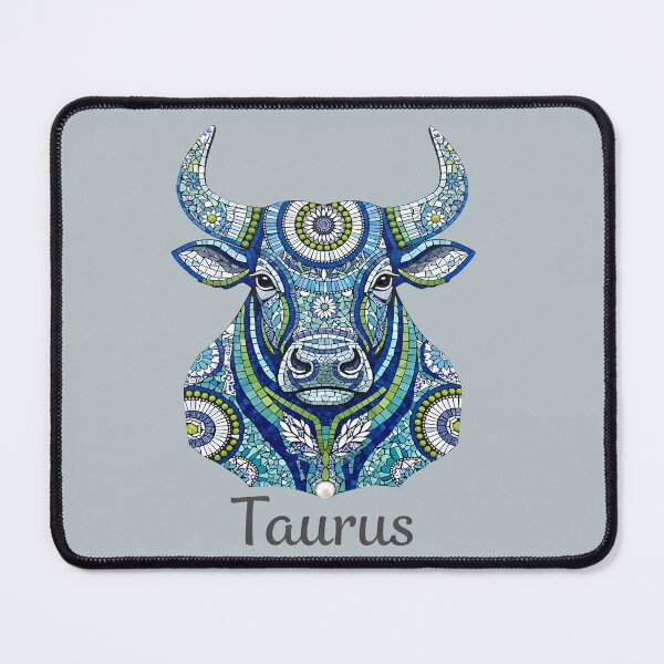 Item preview, Astrology Taurus horoscope mosaic designed and sold by TasseABdes.
