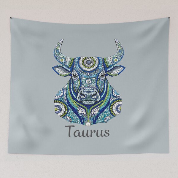 Item preview, Astrology Taurus horoscope mosaic designed and sold by TasseABdes.