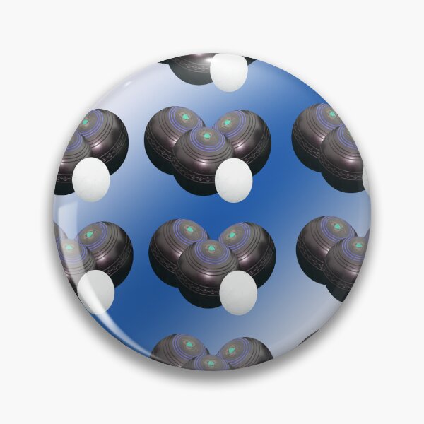 Item preview, Lawn Bowls: Blue Lawn Bowls Pattern, designed and sold by A-Work-Of-Art.
