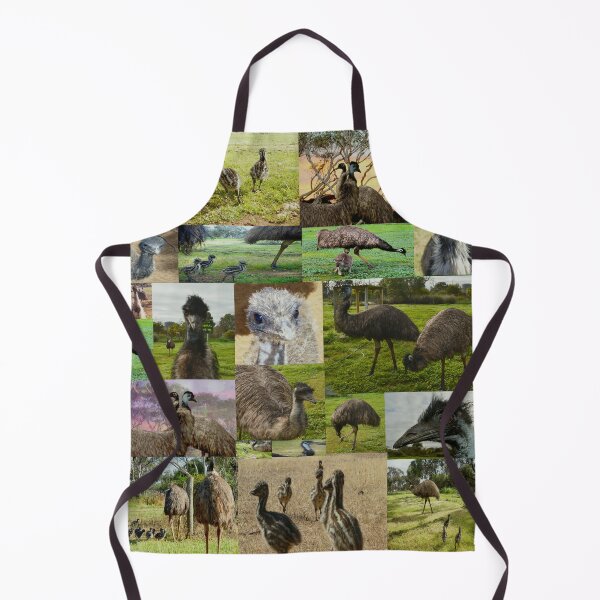 Item preview, Australian Emus And Chicks Photo Collage, designed and sold by A-Work-Of-Art.