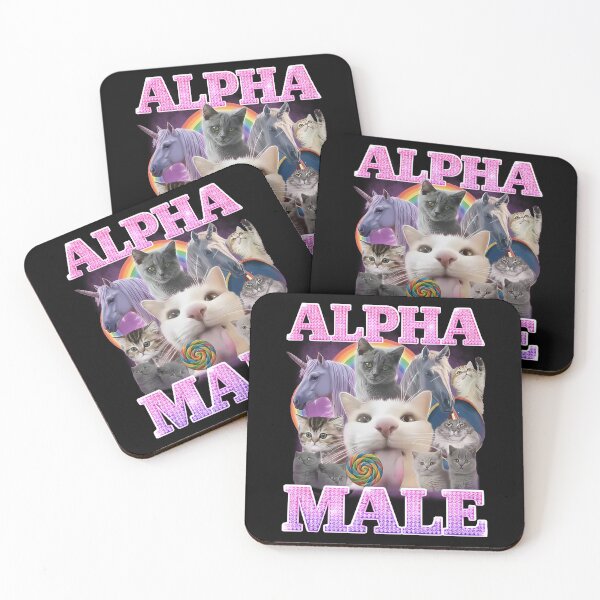 Item preview, Gato divertido macho alfa designed and sold by hargisnamocho.