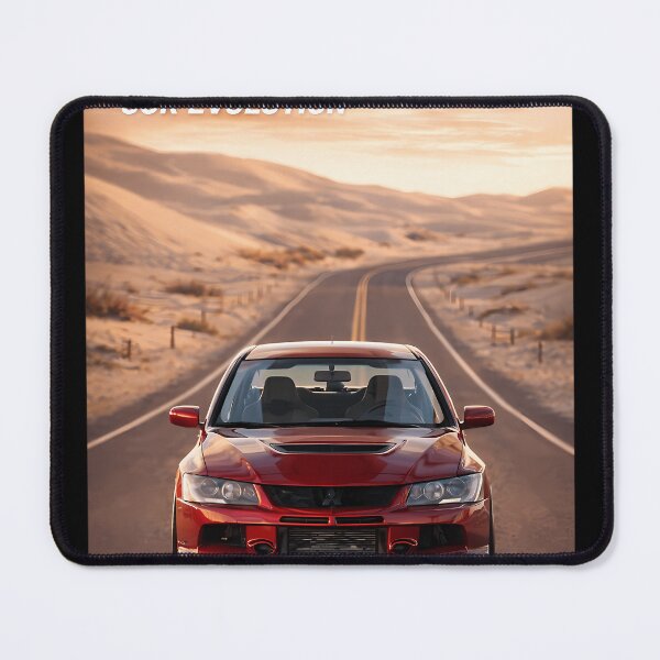 Item preview, Red Mitsubishi Evo 9 Poster Our Spirit Our Evolution designed and sold by DavidAuber.