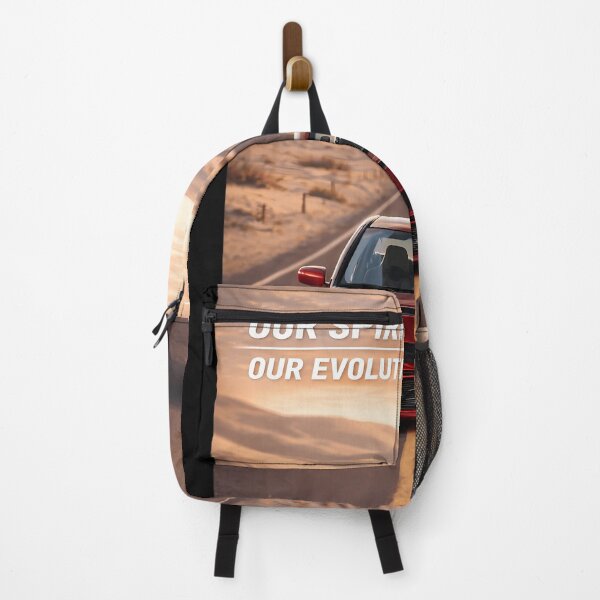 Item preview, Red Mitsubishi Evo 9 Poster Our Spirit Our Evolution designed and sold by DavidAuber.