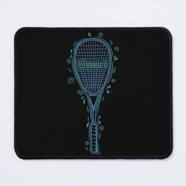 Item preview, Squash Racket Minimal Sport Line Art Illustration designed and sold by WayTBeenkenArt.