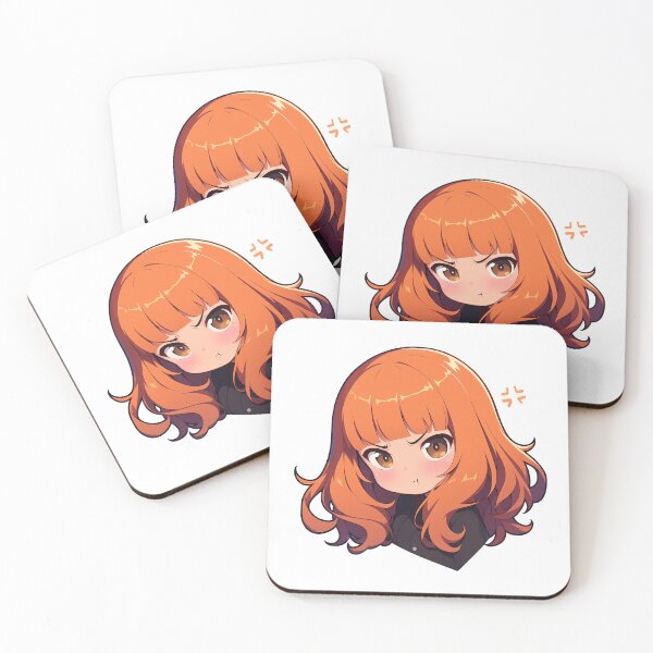 Item preview, Saori Takebe Girls Und Panzer Anime Chibi Kawaii Angry Waifu Girl designed and sold by 108Recordings.