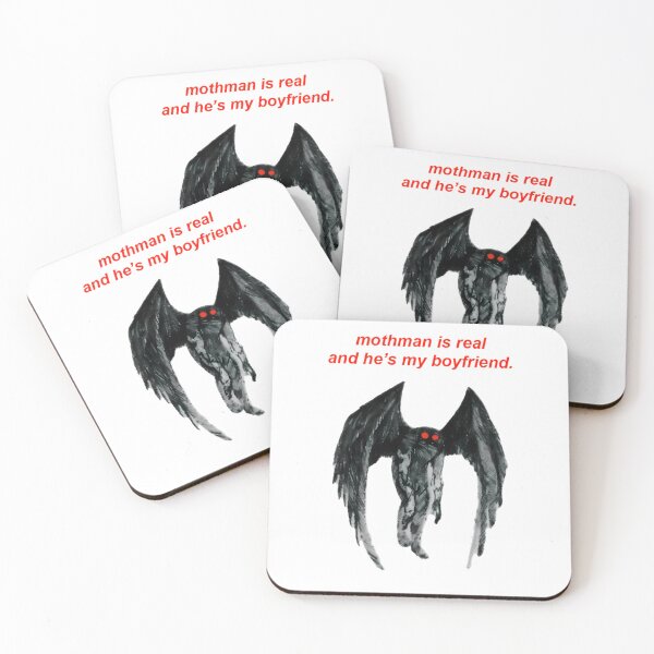 Item preview, Mothmann Is Reall And Hess My Boyfriendd designed and sold by salemzydan.