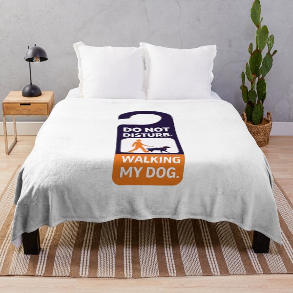 Item preview, Dog Owner - Do Not Disturb, Walking My Dog – Clean Minimal Dog Owner Design designed and sold by EvolvCustoms.