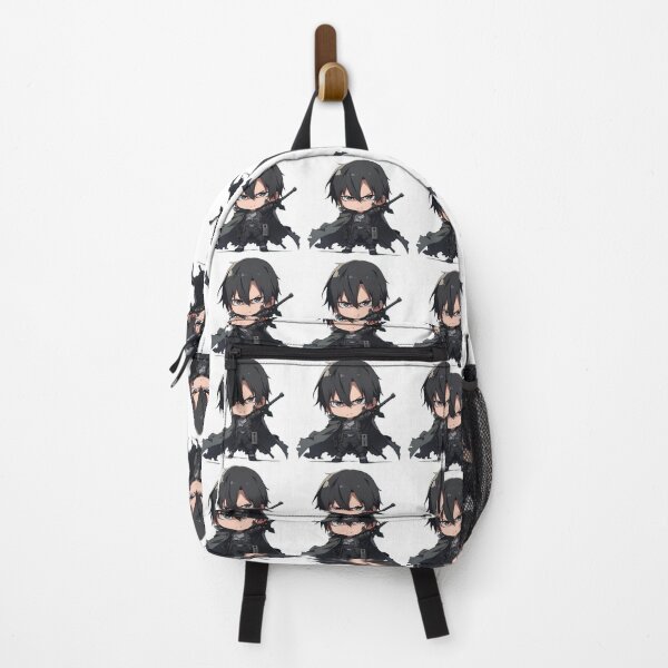 Item preview, Kirito Sword Art Online Anime Chibi Kawaii Angry Black Sword Hero designed and sold by 108Recordings.