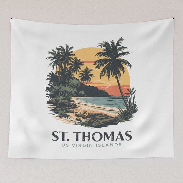 Item preview, St. Thomas - U.S. Virgin Islands designed and sold by GoodOldVintage.