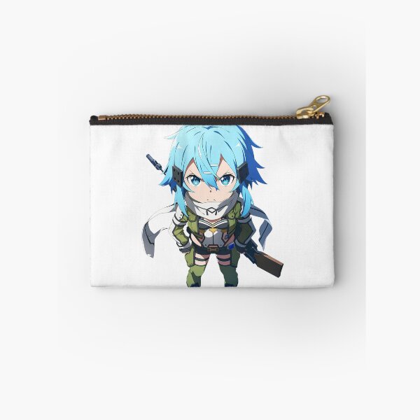 Item preview, Sinon Sword Art Online Anime Girl Chibi Kawaii Angry Blue Hair Sniper designed and sold by 108Recordings.
