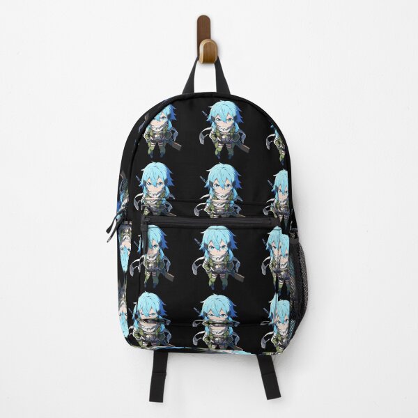 Item preview, Sinon Sword Art Online Anime Girl Chibi Kawaii Angry Blue Hair Sniper designed and sold by 108Recordings.