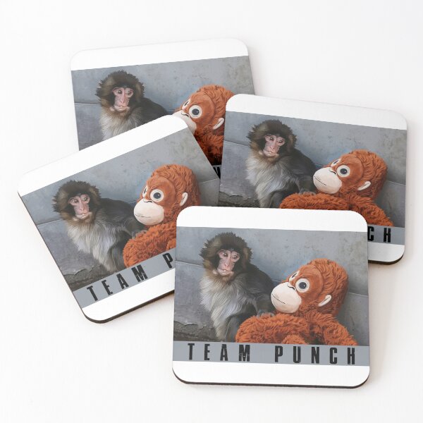 Item preview, Team Punch Funny Monkey and Orangutan Art designed and sold by PixelWaveBD.