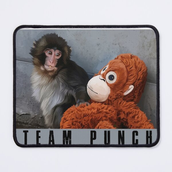 Item preview, Team Punch Funny Monkey and Orangutan Art designed and sold by PixelWaveBD.
