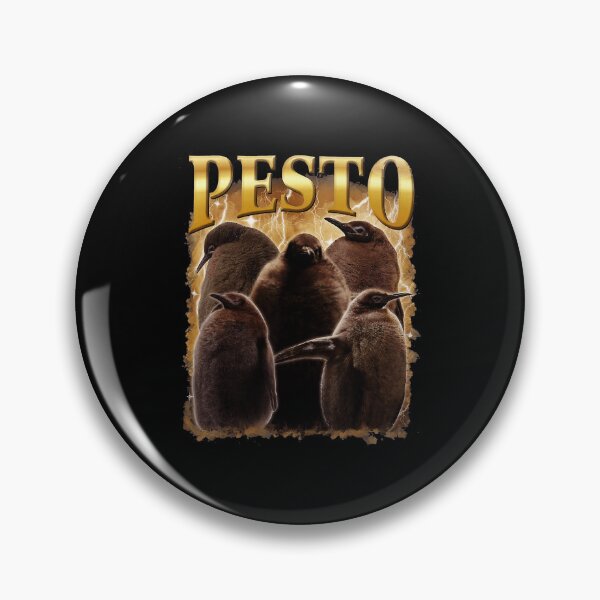 Item preview, Pesto Penguin Lightning Gold Typography  designed and sold by tadmercado.
