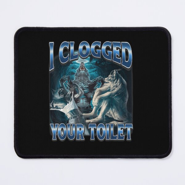 Item preview, I Clogged Your Toilet Funny Alpha Wolf Meme Stupid Brainrot designed and sold by hargisnamocho.