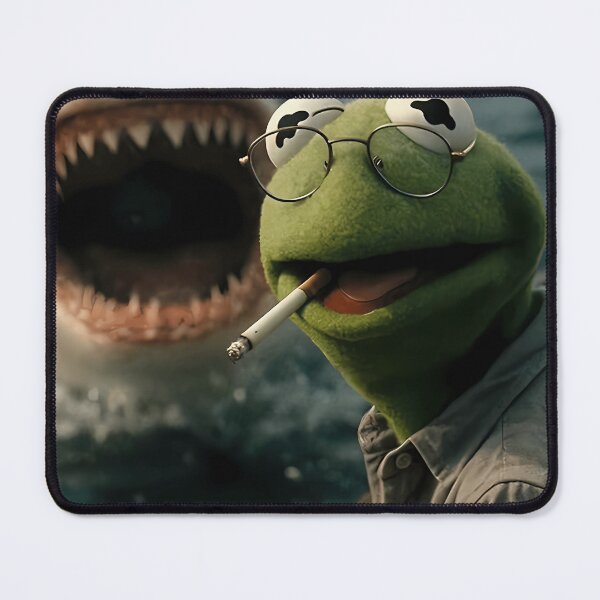 Item preview, Dark Ocean Frog Meme Parody Vintage Cinematic Humor Tshirt designed and sold by GabrielValle.