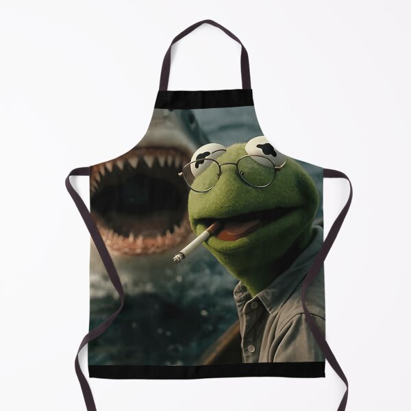 Item preview, Dark Ocean Frog Meme Parody Vintage Cinematic Humor Tshirt designed and sold by GabrielValle.