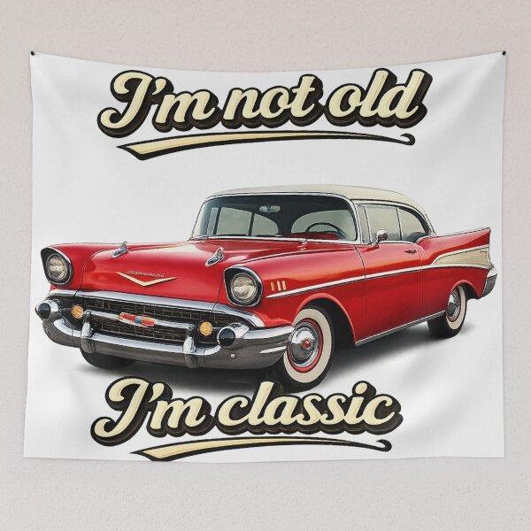 Item preview, I'm Not Old, I'm Classic – Vintage Car Lovers Edition designed and sold by RolMerch.