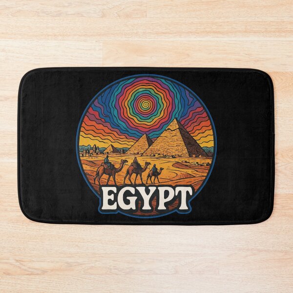 Item preview, Egypt Piramids Trippy Art Travel designed and sold by TomFrontierArt.
