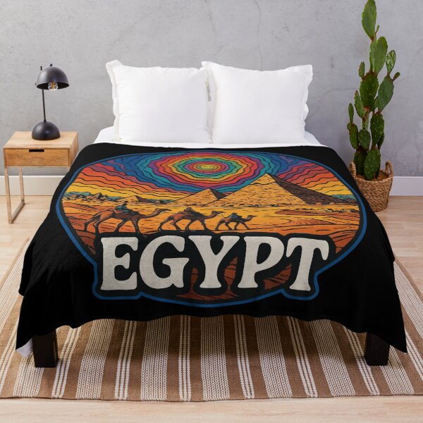 Item preview, Egypt Piramids Trippy Art Travel designed and sold by TomFrontierArt.