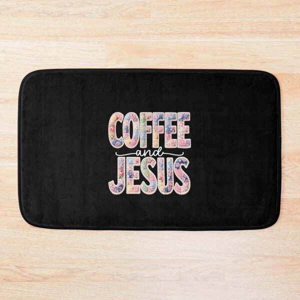 Item preview, Coffee and Jesus Coquette Floral Patchwork designed and sold by Orsosaron.