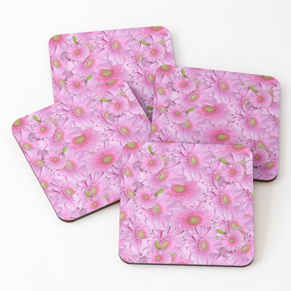 Item preview, Pretty In Pink:Tight Clusters Of Pink Gerbera Flowers, designed and sold by A-Work-Of-Art.