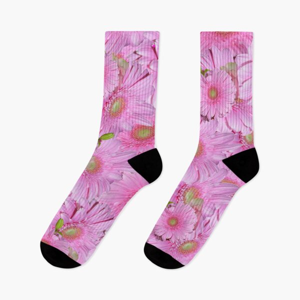 Item preview, Pretty In Pink:Tight Clusters Of Pink Gerbera Flowers, designed and sold by A-Work-Of-Art.