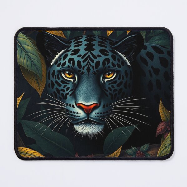Item preview, Midnight Blue Leopard Jungle Portrait designed and sold by StSDigs.