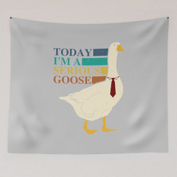 Item preview, Today I Will Be a Serious Goose Funny designed and sold by FrontierCosmic.