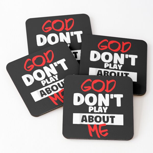 Item preview, God Don't Play About Me Christian Religious Faith Spiritual Quote Statement designed and sold by ObukiLantara.