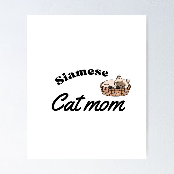 Item preview, Siamese cat mom  designed and sold by Fateh-Kro ⭐⭐⭐⭐⭐.
