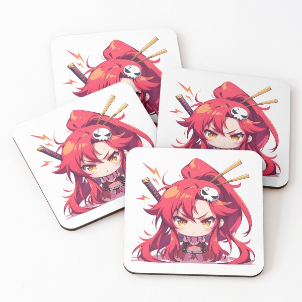 Item preview, Yoko Littner Gurren Lagann Anime Girl Chibi Kawaii Angry Red Hair Warrior designed and sold by 108Recordings.